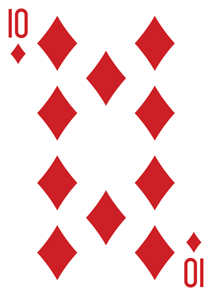 10 of diamonds