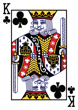 K of clubs